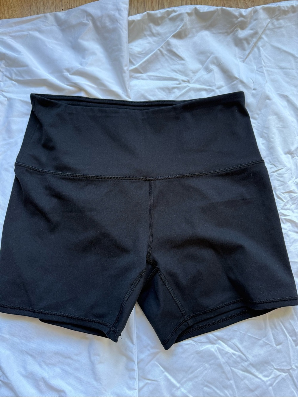 RBX Black High-Waist Bike Shorts